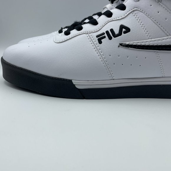 Fila Men's White and Black High-Top Sneakers - Picture 2 of 12